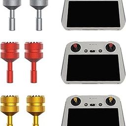 STYLEHEAVEN 2Pcs Thumb Rocker Stick Joystick RC Controller Accs for Compatibale with DJI Mini 3 Pro Red-image-45