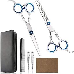 Himart Professional Home Hair Cutting Kit - Quality Home Haircutting Scissors Barber/Salon/Home Thinning Shears Kit With Comb And Case For Men And Women-37