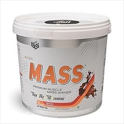 Bulllish MASS Gainer, Dutch Chocolate Flavour, 55g Protein, 242g Carbs,1328 Calories, 5kg, 50 Servings-image-14