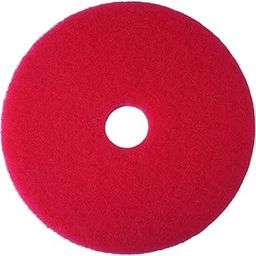 Fiable Cleantech 17 Inches 3 M Scrubbing Pad | Single Disc Floor Scrubber | Floor Cleaner | Floor Scrubbing Machine - Red - Pack of 5-image-13