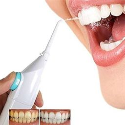 Dental Water Flosser - Electric Power Portable Teeth Cleaner, Oral Irrigator for Braces, Toothpick Machine With Water Jet (White)-2