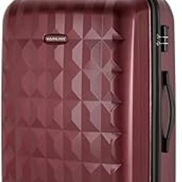 Polypropylene by American Tourister Large Check-in Hard Shell 4 Wheels Spinner Suitcase Luggage (76 Cm) - KAM Spectrum SP 76CM-Red-picture-49