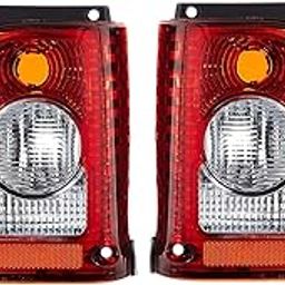 ALL PARTS SOURCE Tail Light/Tail Lamp/Back Side Light/Turn Signal Indicator Assembly Easy To Fit Suitable For Maruti Car 800 Type 3 (2005-2014) Set Of 2 Pcs (Lh+Rh), Halogen-19