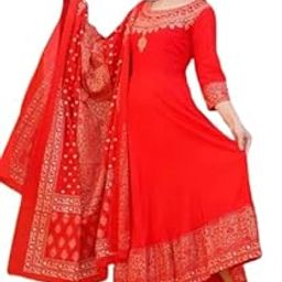 Long Kurti for Womens with Beautifull Design 3/4 Sleeves with Dupatta and Pant-picture-19