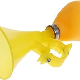 ELBME Retro Bike Bell Air Horn for Bicycle Cycling Hooter Bell Bugle Squeeze Bulb Bike Ride Road Mountain Bike Accessory for Kids 3 Color - Yellow, as described-image-97
