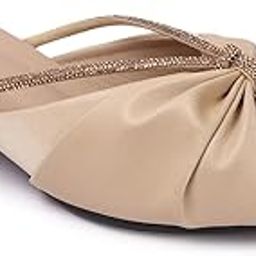 Women Comfortable Block Heel Pointed Toe Strapless Fashion Shoes for Party, Office use, Casual use-picture-18