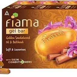 Fiama Gel Bathing Bar Golden Sandalwood Oil and Patchouli with Skin Conditioners for Moisturized, Soft and Luxurious Skin, 375g (125g - Pack of 3), Soap for Women & Men, For All Skin Types-19