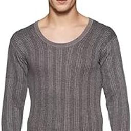 Men's Thermal Inner | Top | Upper | Body Warmer Men Top Thermal Winterwear Size 105 Grey-image-10