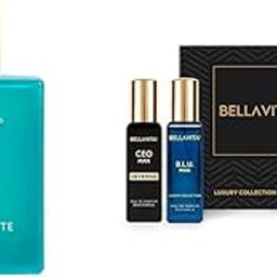 Bella Vita Luxury FRESH Unisex Eau De Toilette Collection Liquid Eau De Parfum 4 x 20ml for Men with OUD GOLD OCEAN B.L.U & CEO Man Perfume-image-21