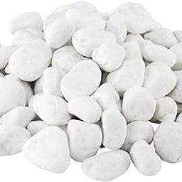 VINICS White Rocks for Plants, 2-3 Inch Large Pebbles for Indoor Plants, 5 lbs River Rocks Decorative White Stones, Ideal for Fish Tank, Vases, Crafting, Home Decor and Garden Landscaping Rocks-image-64