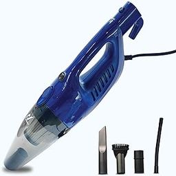 Handheld Vacuum Cleaner| 600 W | 17.5 Kpa Suction | 5 M Cord | Lightweight | Washable Hepa Filter and Dust Container| 4 Attachments | Compact Size | Home & Office Use| VC-06-1