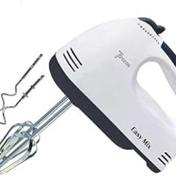 Scarlet Electric Hand Mixer 260W: 7-Speed High-Speed Egg Batter Mixer, Cream Whipping Maker, Beater for Cake, Food Blender for Kitchen (White)-29