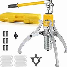 Nutronics NS YL-10Ton Hydraulic Pullers Hydraulic Gear Puller Bearing Wheel Pulling 3in1 Pumps Oil Tube Drawing Machine w/Case-16