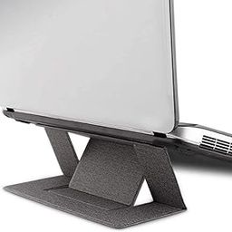 STRIFF Laptop Stand, Invisible Lightweight Computer Stand, Portable Foldable Holder Fit ONLY for MacBook, Air, MacBook Pro, Ipad and Tablets(Gray)-image-0
