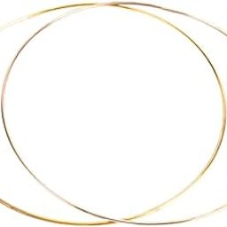 MERISHOPP 2 Pieces Metal Hoops Wreath Frame Round for Plant Hangers Wedding Wreath DIY|Home & Garden|Wedding Supplies|Venue Decorations-image-18