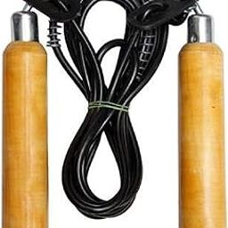 SPIRO Jumping/Skipping Rope with Comfortable Wooden Handle for Weight REDUCING/Warm-UP/Gym/Sports & Fitness (Color- Black)-picture-12