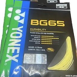 YONEX BG 65 Badminton String - 10m - Amber-12