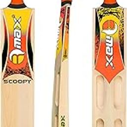 Rmax Kashmir Willow Scoop Cricket Bat for Tennis Ball, Light Weight, Tennis & Rubber Ball, Bat Cover (ORANGE)-image-58