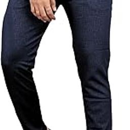 Men Slim Fit Mid-Rise Trousers | Textured Formal Bottoms with Button | Perfect for Business or Events (Pack of 1)-picture-49