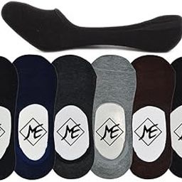 Me Stores Men's Solid Socks Loafer Socks with Silicon Anti skit support (Pack Of 6)-image-49