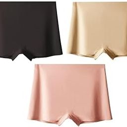 Women's Ice Silk Seamless Boyshort Panty, (Pack of 3 Panty)-image-29