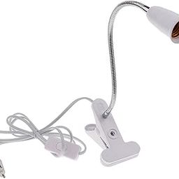 MagiDeal Flexible Wire Neck with On/Off Switch E27 Clip on Light Lamp Bulb Holder EU Plug-28