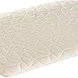 The Hue Cottage Orthopedic Memory Foam Ultra Slim Sleeping Bed Pillow Designed for Back, Stomach and Side Sleeper with Removable Cover (24 "L x 14" W x 2") -White-image-78