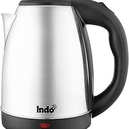 Indo 1.8 Ltr Multi Cook Electric Kettle with light Indicator |1500 Watts | Stainless Steel | Cordless Serving| 360 Detachable Base | Best for Boiling milk, Tea, Coffee, Eggs |1 Year Warranty (Silver)-image-51