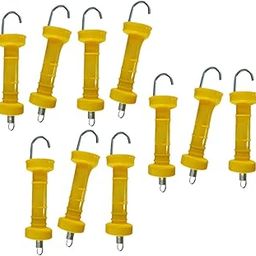 LOOM TREE® 10Pcs Electric Fence Gate Handle Insulators Portable Gate Handle with Spring-picture-6