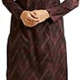 Men's Spandex Chevron Patterned Kurta (1pc)-2