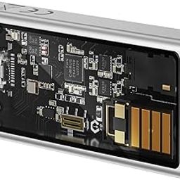 M15C Headphone Amplifier Portable USB DAC Amps 32Bit/384kHz DSD256 Decoder with 4.4mm and 3.5mm Dual Outputs High Resolution Lossless for Smartphones/PC/Laptops-3