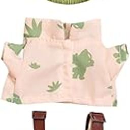 CALANDIS™ Mini Doll Clothes Set with Hat Comfortable Doll Pants Outifits for 15cm Doll Green avocados Set-image-54