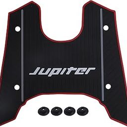 Grandbiker Anti Skid Scooter Rubber Foot Mat/Floor Mat for Jupiter 110 (Black) (1)-22