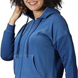 Women's Quilted Hoodie Sweat Shirt with Kangaroo Pockets | Relaxed Fit Regular Winter wear for Women | Jacket for Women-image-36