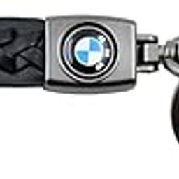 Techpro Rope Design Stylish Black Long Leather Metal & Leather Finish Keyring, Keychain, Key Organiser with Hook for Gift Men & Women-picture-14