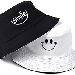 Unisex Cotton Reversible Double Sided Wear Embroidered Packable Bucket Hat for Women Summer hat Travel hat Beach Sun Hat-image-33