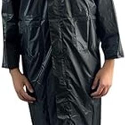 Unisex Polyester Raincoat, Waterproof Long Coat for Men and Women-image-5