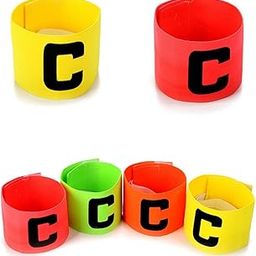 Merishopp 2xCaptain Armband Football Soccer Sports Adjustable Arm Bands Fluorescent Orange Clothing, Shoes & Accessories/Womens Accessories/Hair Accessories-image-32