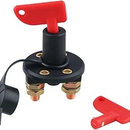 UJEAVETTE Power Cutoff Master Switch Automotive 12V Battery Isolator Disconnect Switch-image-83
