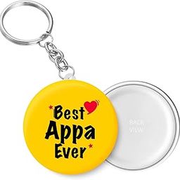 Best Appa Ever I Best DAD I I My DAD I Key Chain (Plastic, Multicolor, 44MM)-picture-35