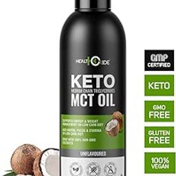 HealthOxide Natural MCT Oil From Non GMO Coconut Unsweetened Keto Diet Weight Management Supplement, 250ml-image-15