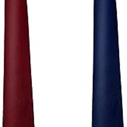 Pieces Men's Clip-on Ties Solid Color Clip-on Neckties 19.6inch Pre-tied Neckties for Wedding Office School Uniforms-image-38