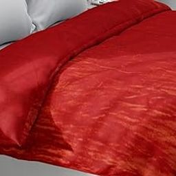 NHD HOME Super Premium Quilt Cover Double Bed with Zipper Blanket Cover/rajai Cover/Comforter Cover/Duvet Cover King Size Soft Flannel Warm & Cozy Stuff 90x100 Inches, Red-image-84