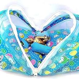 KK GROUPS, laddu Gopal Mosquito net with Pillow, Mosquito net for kanha ji, Thakur ji, bal Gopal ji (Size = 4)-17