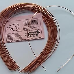 Flexible Copper Wire Hairbands, Pack of 50, Raw Material for Beaded and Cloth Headbands-image-61