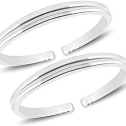 Flaneur Global 925 Simple Yet Elegant Silver Toe Rings (Leg Finger Rings) In Pure 92.5 Sterling Silver For Women | Chandi Bichiya-image-55