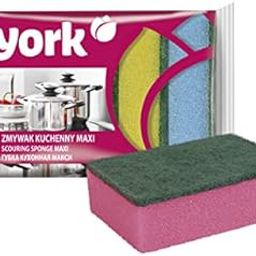 YORK Scouring Sponge Non-Abrasive Cleaning Scouring Heavy-Duty Scrub Sponge for Kitchen Scratch Proof Utensil Scrubber Pads for Pots, Pans & Non-Stick Cookware Sponge Use for Kitchen, Bathroom-5 Piece-image-32