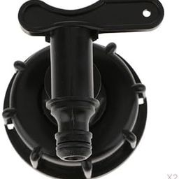 MERISHOPP® 2 pieces 1000L IBC Tank 2 Inch to 1/2 Inch Water Hose Valve Adapter|Business & Industrial | Hydraulics, Pneumatics & Pumps | Valves & Manifolds | Butterfly Valves-0