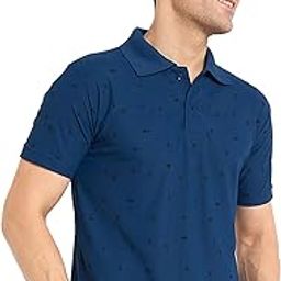 Men's Cotton Blend Polo Tshirt Has a Short Sleeve & Straight Hem-112KS-image-81