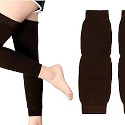 Winter Woolen Leg Warmer Knee Cap Cover for Men Women Multicolor-image-37